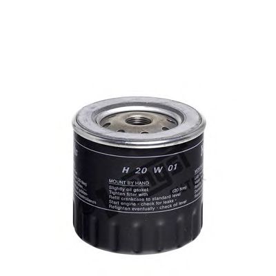 HENGST FILTER h20w01 -  Фильтр масляный двигателя